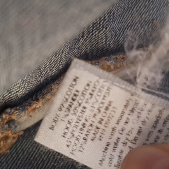 Bullhead Denim Co 90s Jacket Plaid Flannel Inserts Distressed Jean Trucker Sz.S - Picture 9 of 10